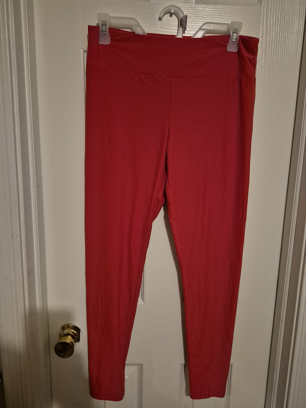 No Boundaries Red High-Waist Leggings